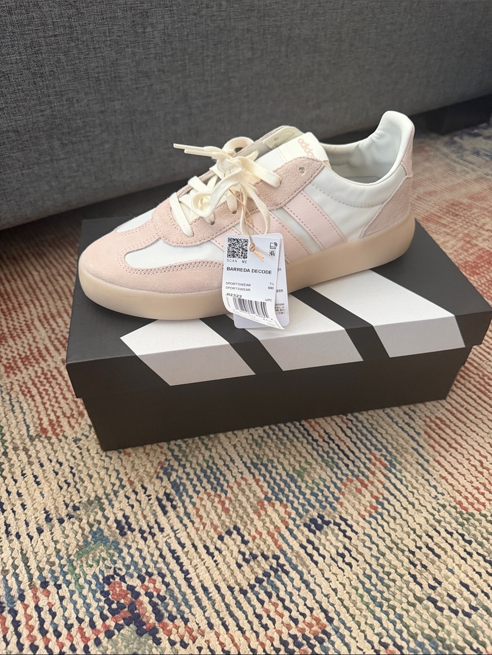 Adidas Barreda Decode in Blush and Cream